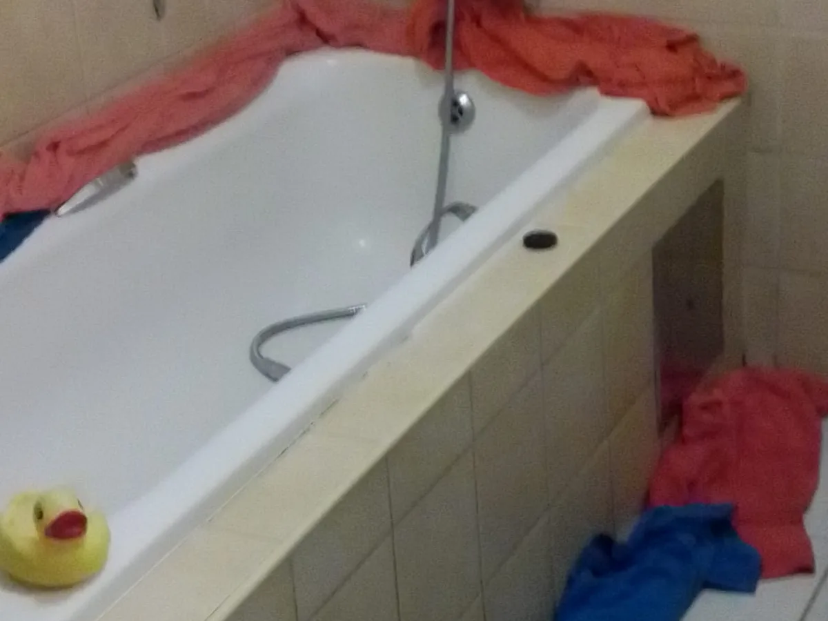 Close-up of completed plumbing repair work