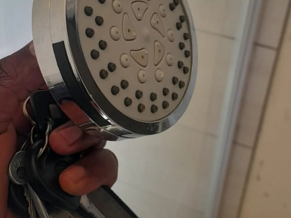 Close-up of completed plumbing repair work
