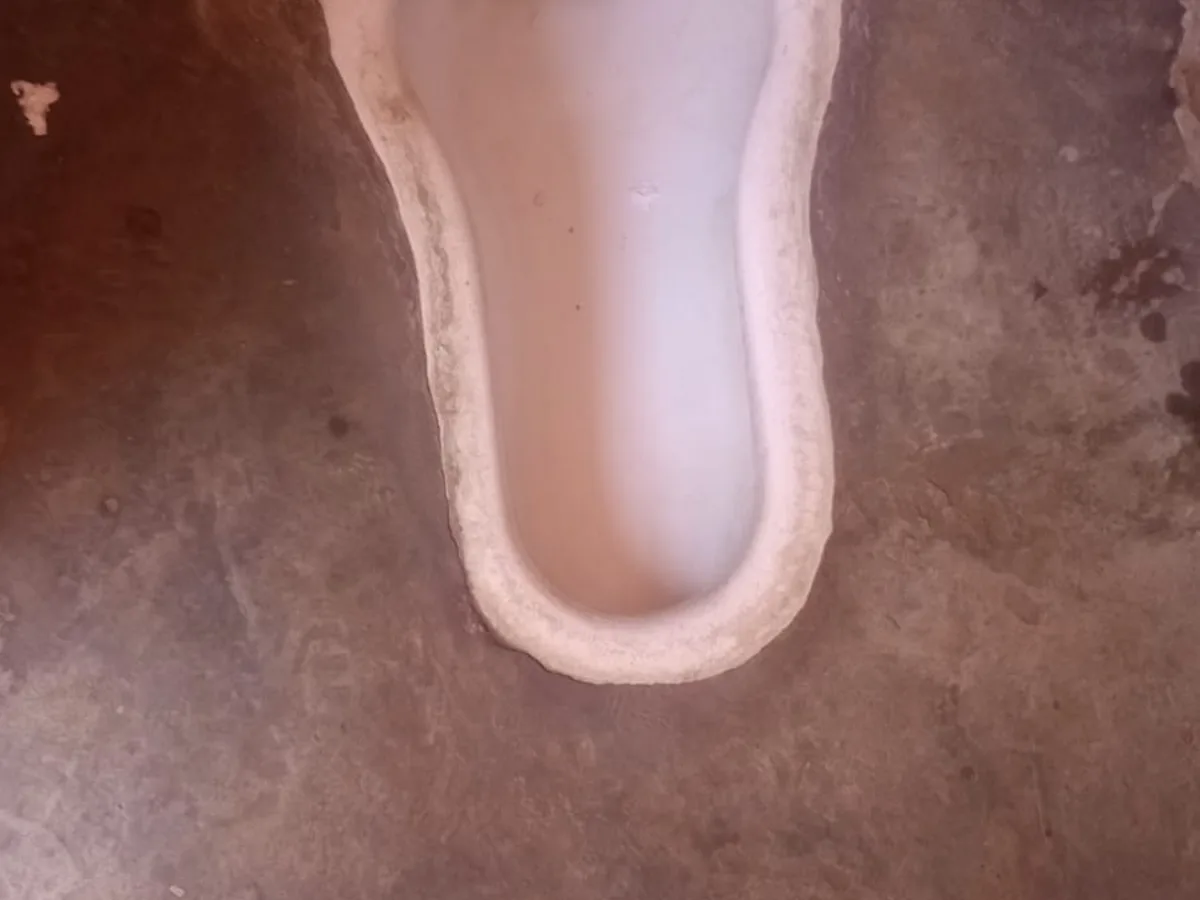 Close-up of completed plumbing repair work