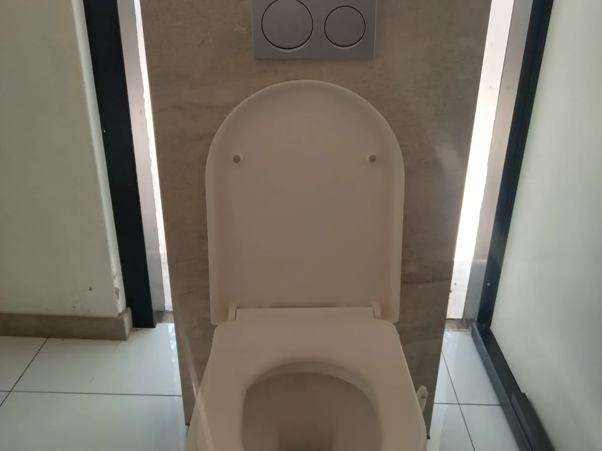 Close-up of completed plumbing repair work