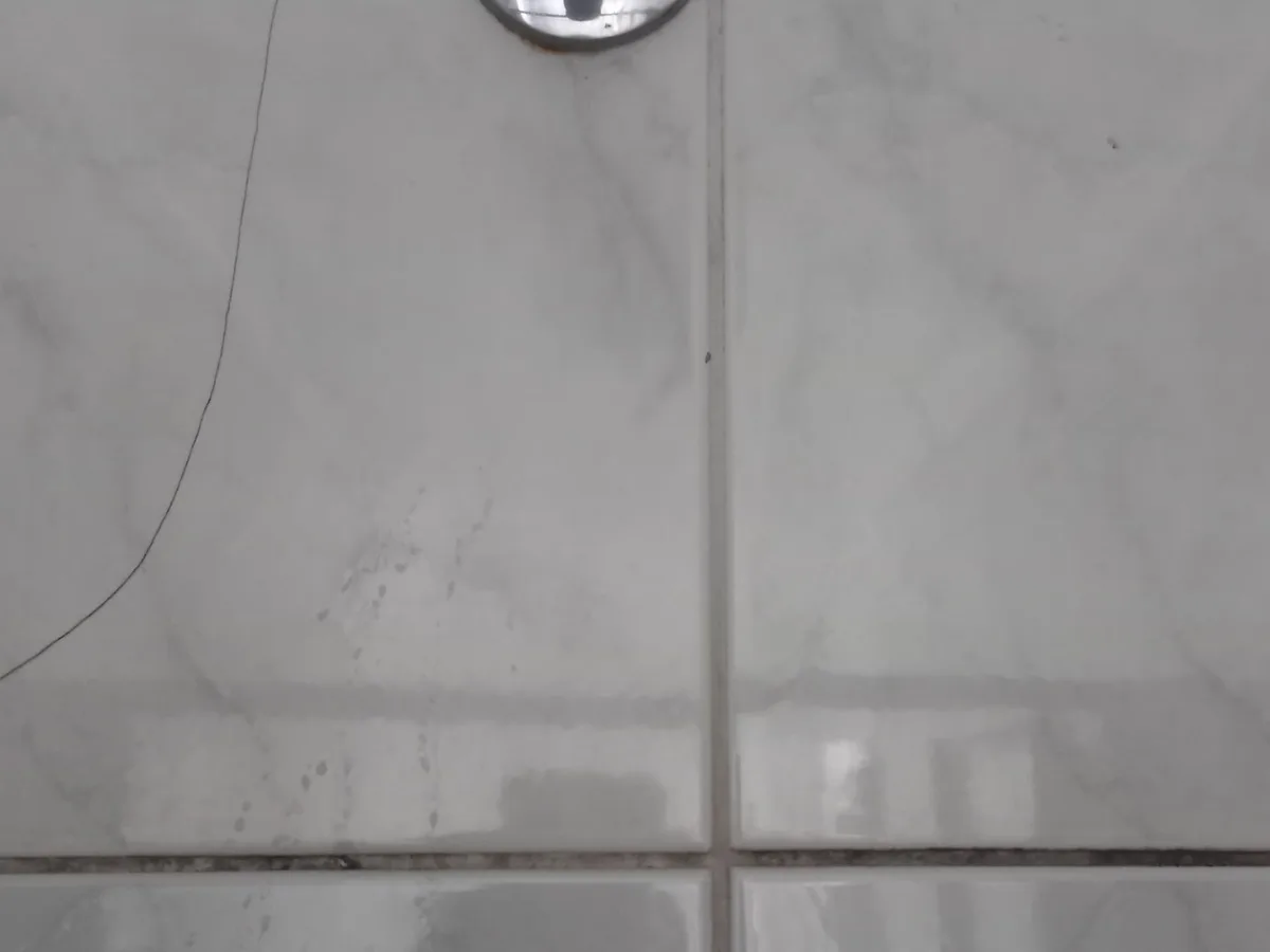 Close-up of completed plumbing repair work