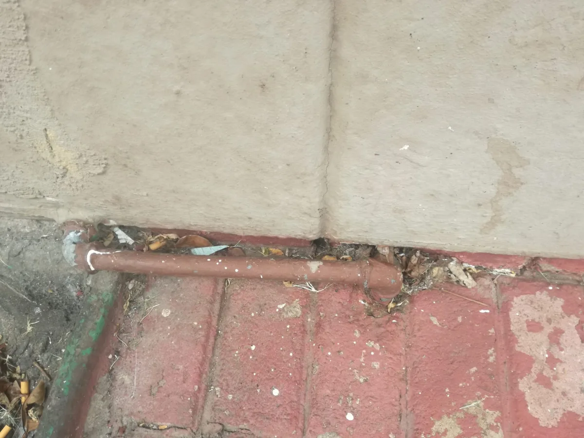 Close-up of completed plumbing repair work
