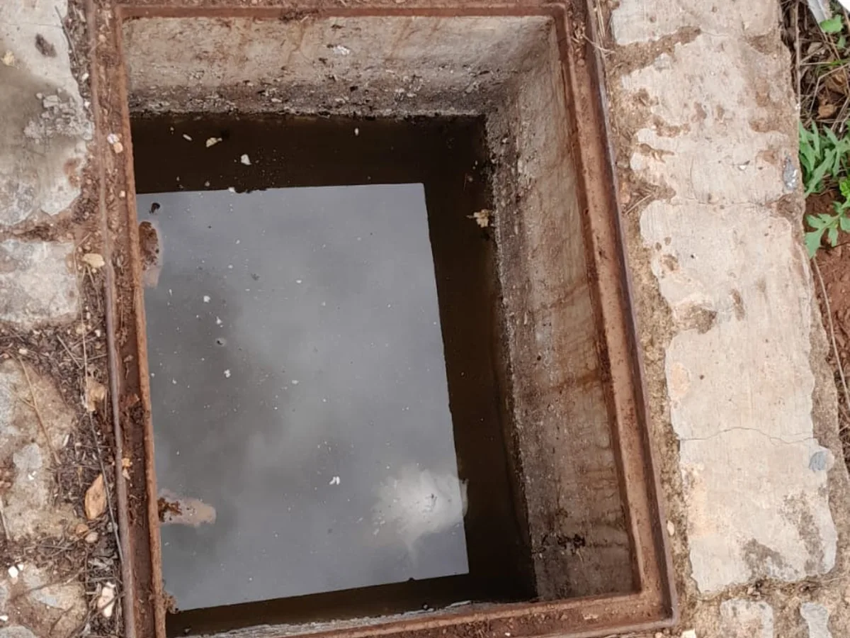 Close-up of completed plumbing repair work