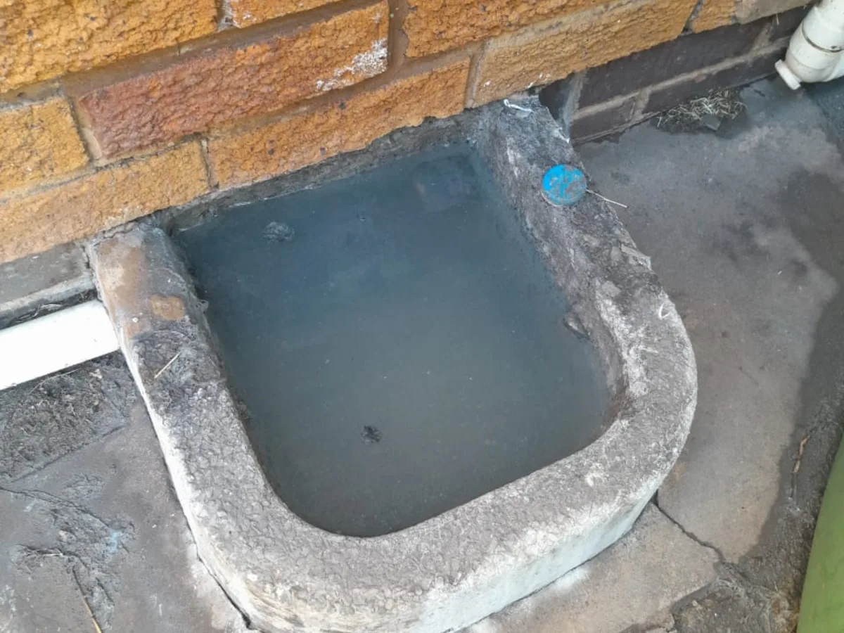 Close-up of completed plumbing repair work