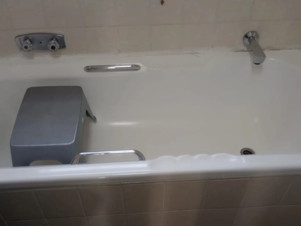 Close-up of completed plumbing repair work