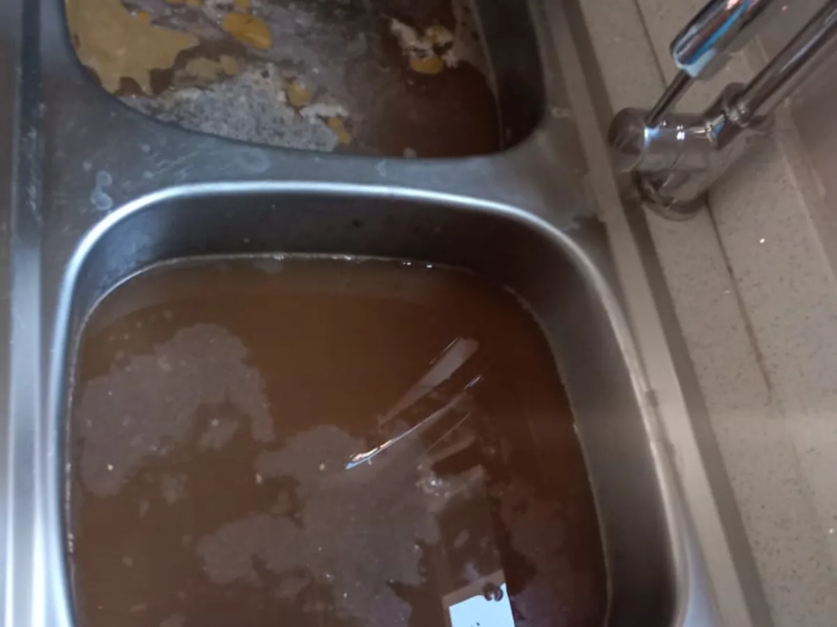 Close-up of completed plumbing repair work