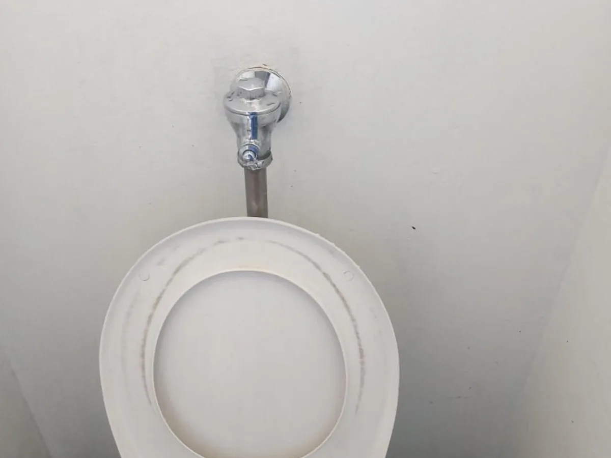 Close-up of completed plumbing repair work