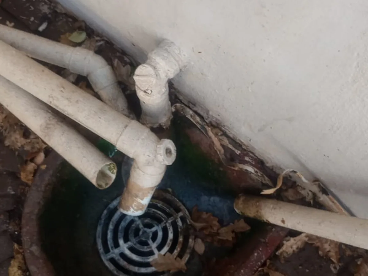 Close-up of completed plumbing repair work