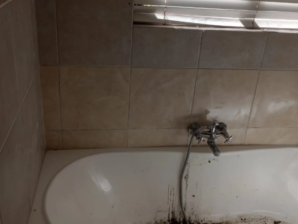 Close-up of completed plumbing repair work