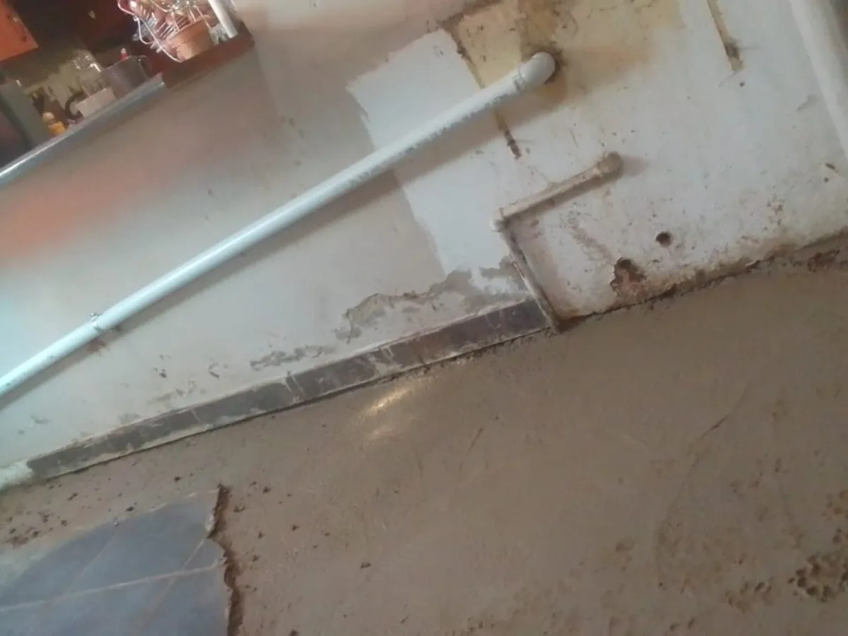 Close-up of completed plumbing repair work