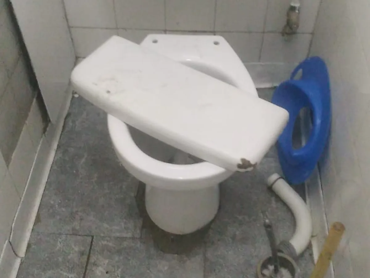 Close-up of completed plumbing repair work