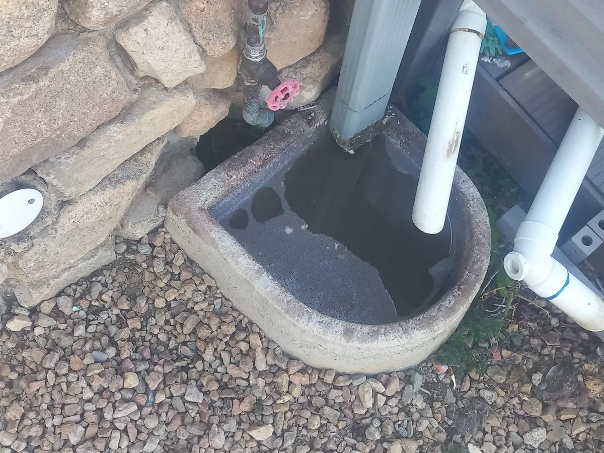 Close-up of completed plumbing repair work