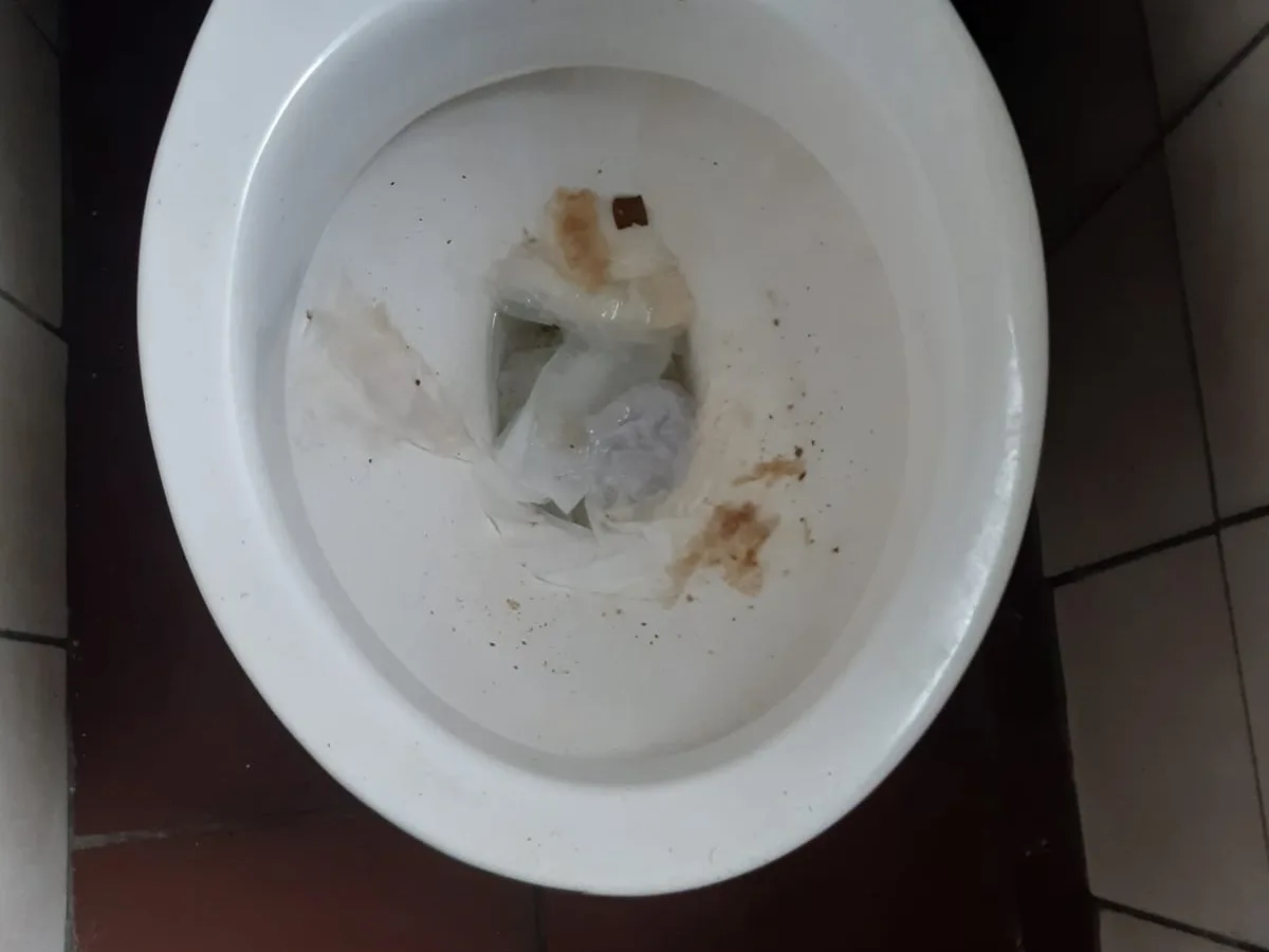 Close-up of completed plumbing repair work