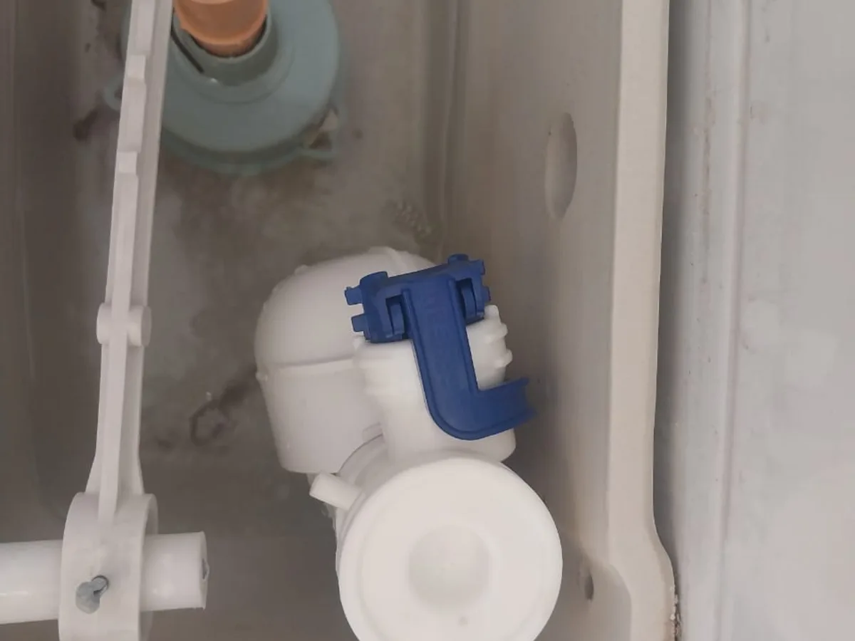 Close-up of completed plumbing repair work
