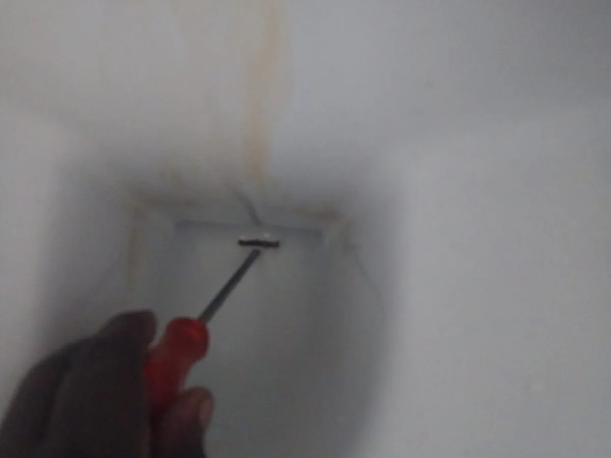 Close-up of completed plumbing repair work