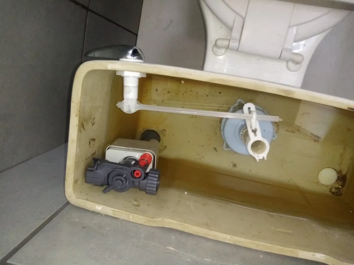 Close-up of completed plumbing repair work