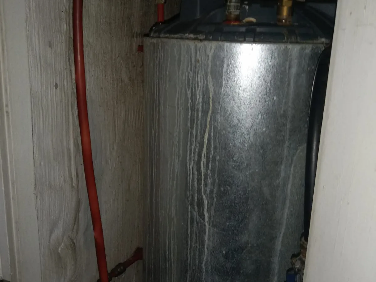 Close-up of completed plumbing repair work