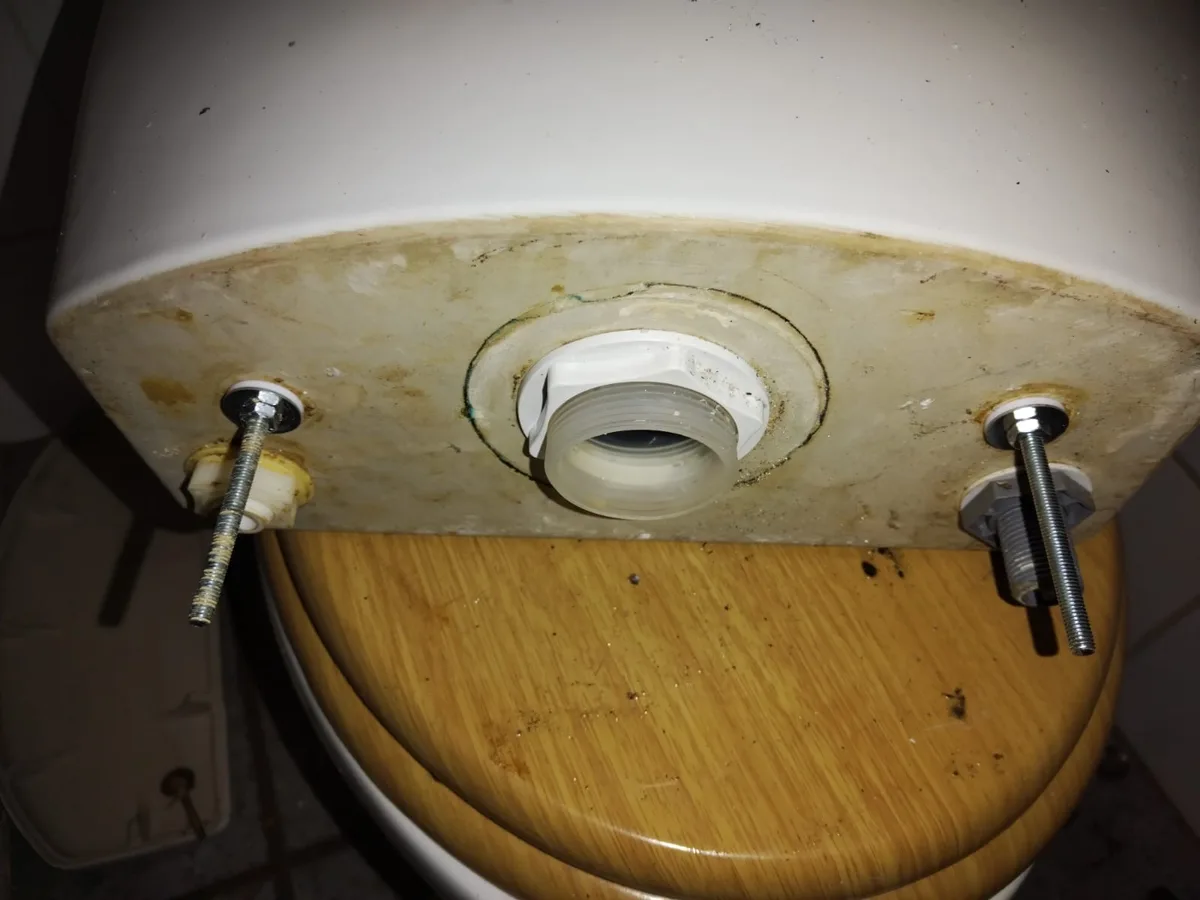 Close-up of completed plumbing repair work