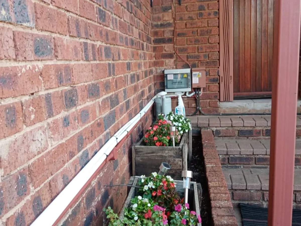 Close-up of completed plumbing repair work