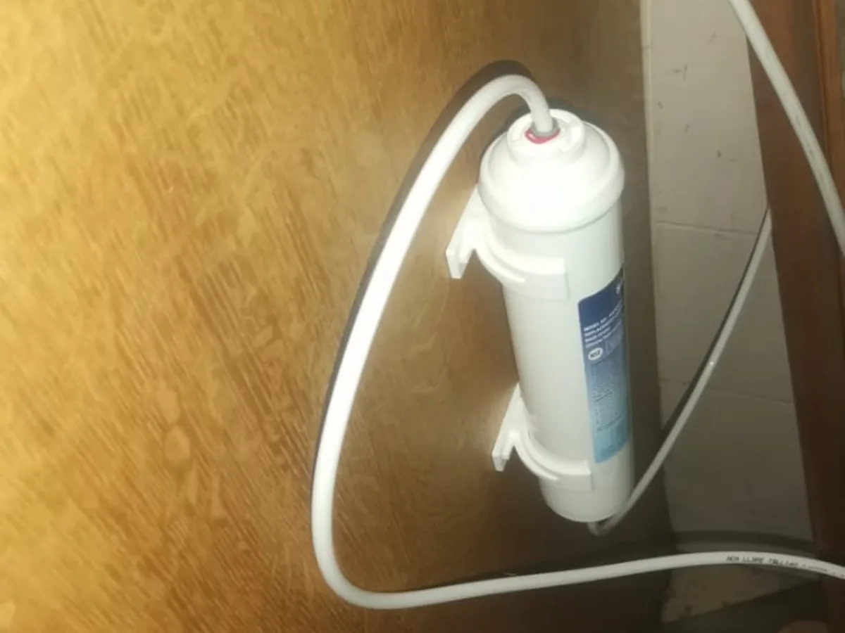 Close-up of completed plumbing repair work