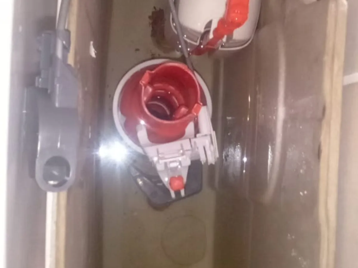 Close-up of completed plumbing repair work