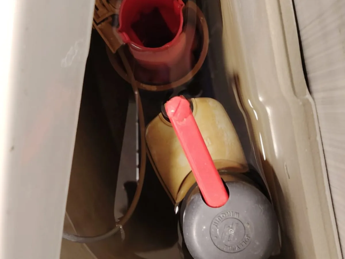 Close-up of completed plumbing repair work