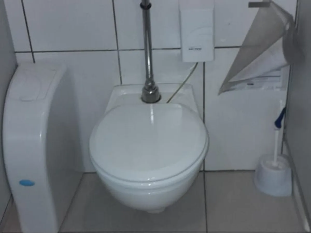 Close-up of completed plumbing repair work