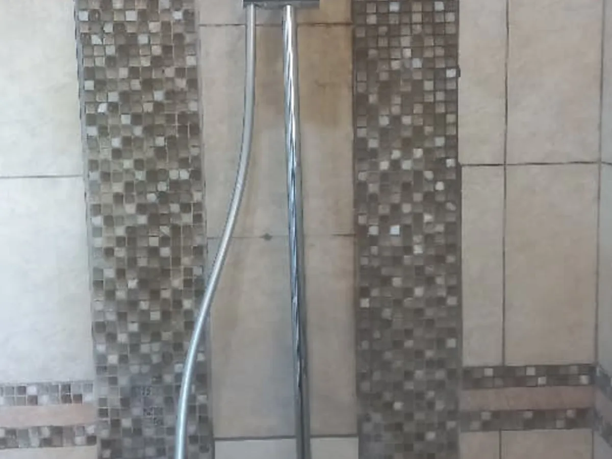 Close-up of completed plumbing repair work