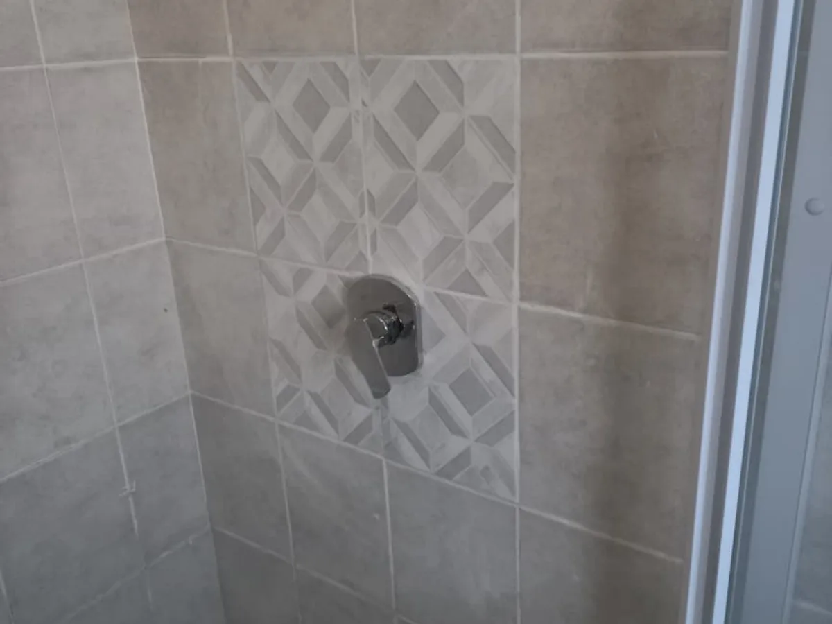 Close-up of completed plumbing repair work