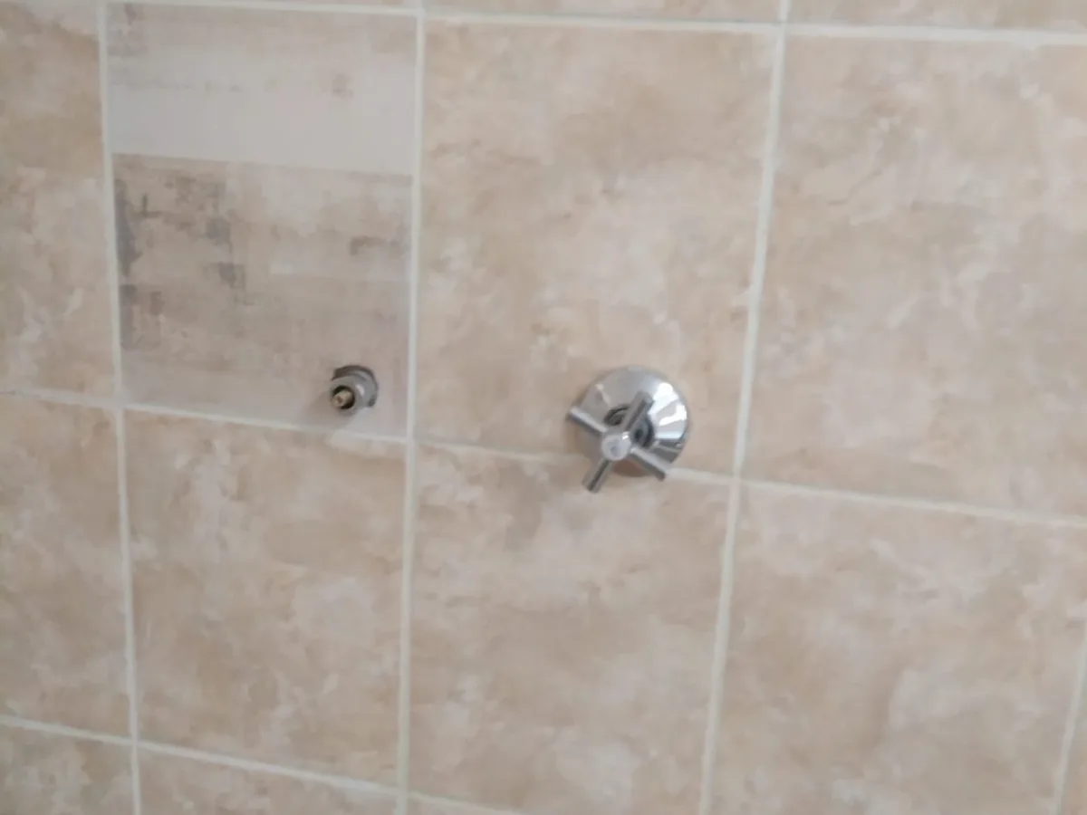 Close-up of completed plumbing repair work