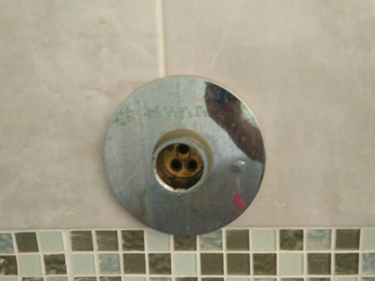Close-up of completed plumbing repair work