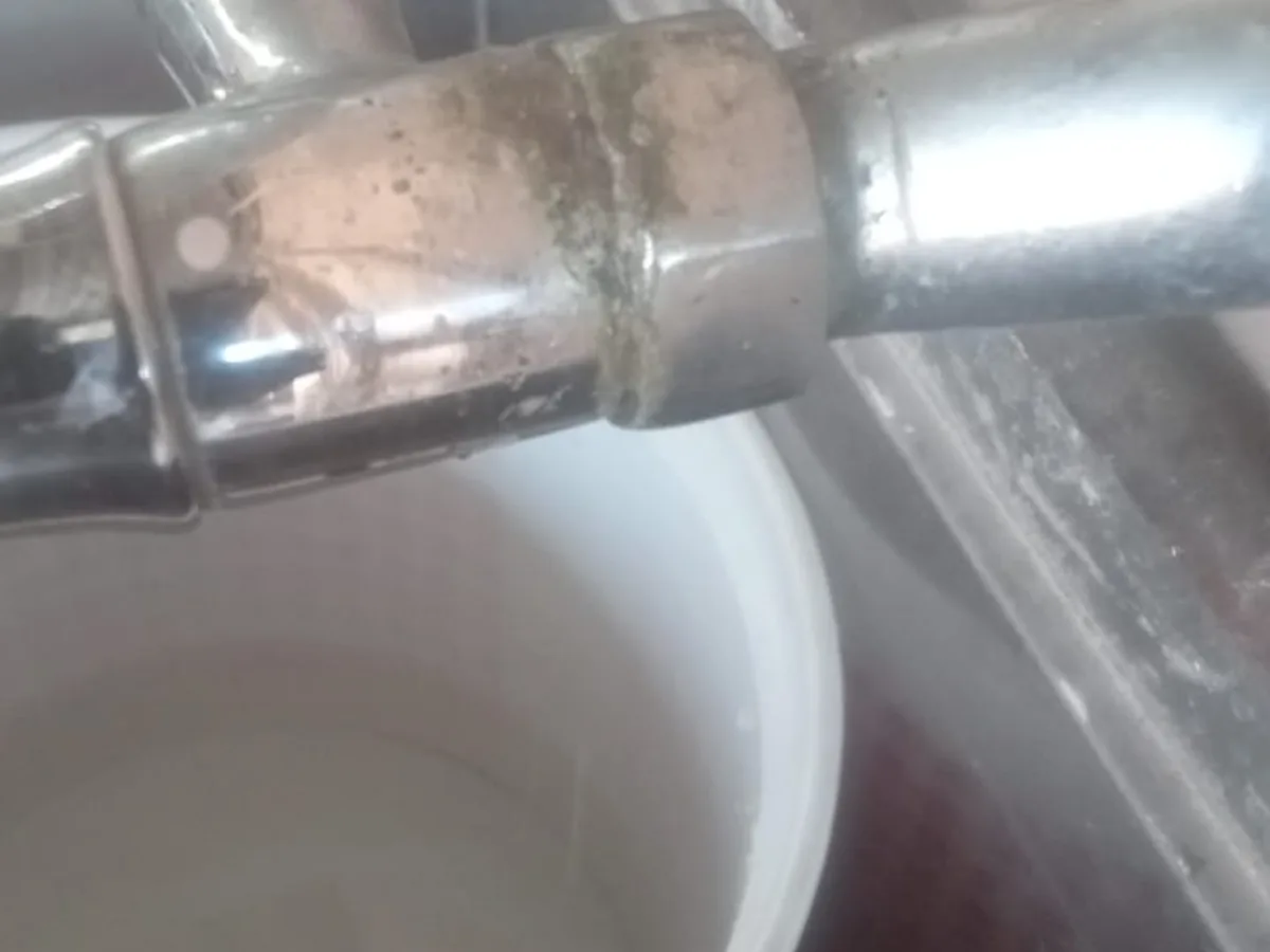 Close-up of completed plumbing repair work