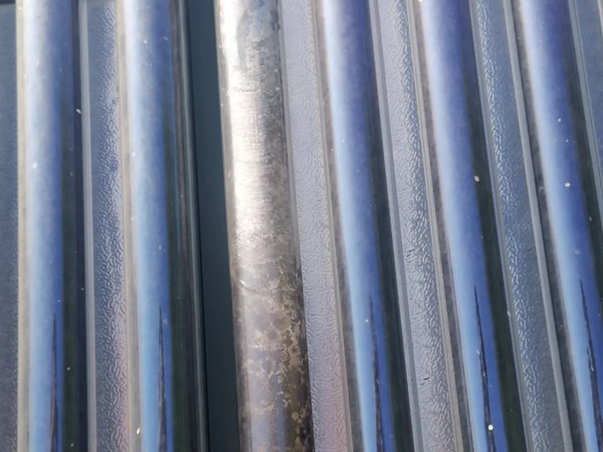 Close-up of completed plumbing repair work