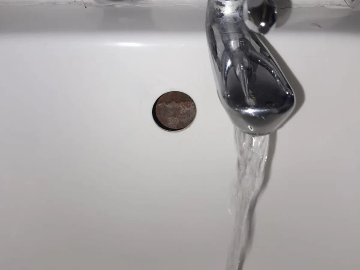 Close-up of completed plumbing repair work