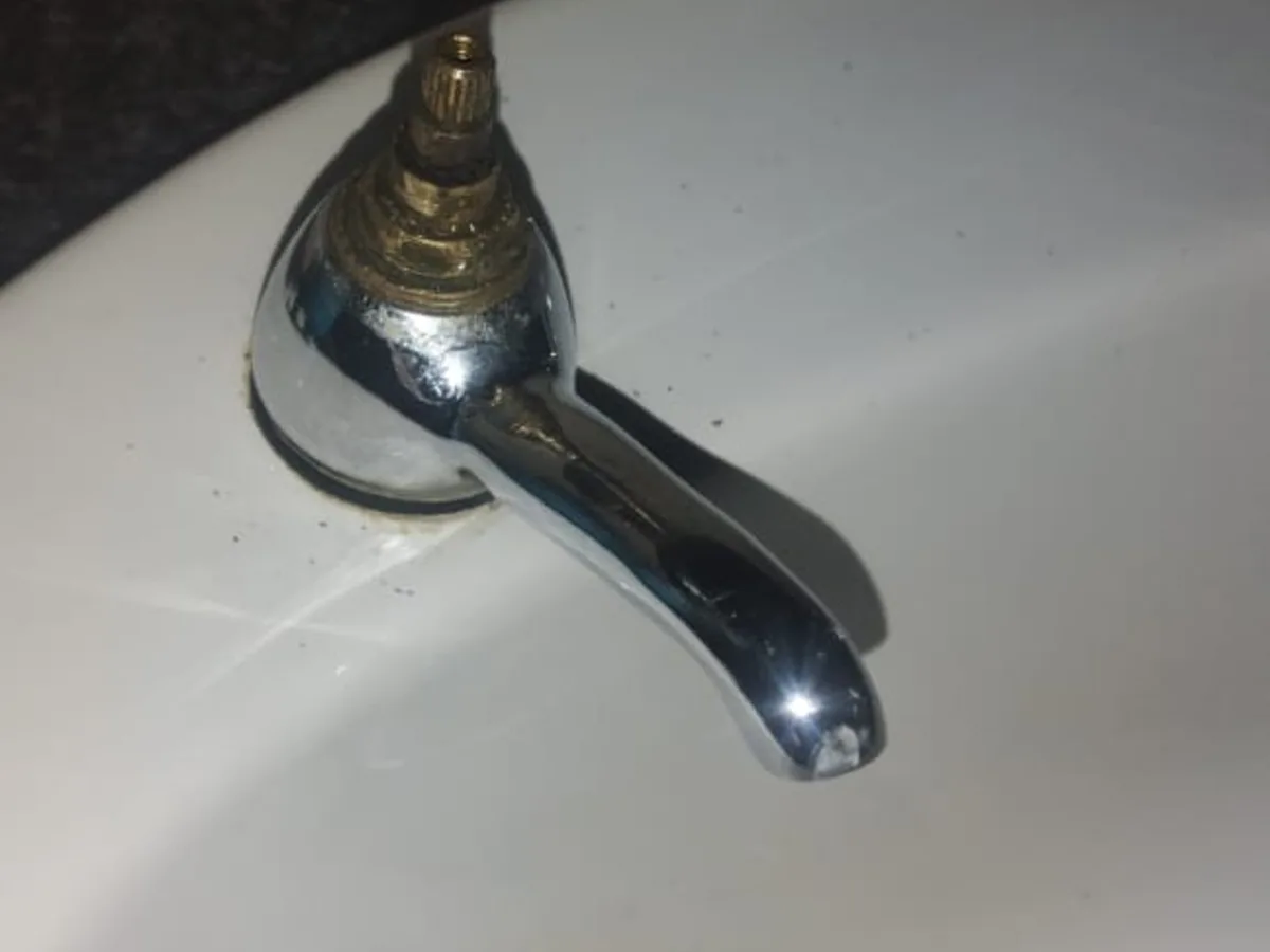 Close-up of completed plumbing repair work