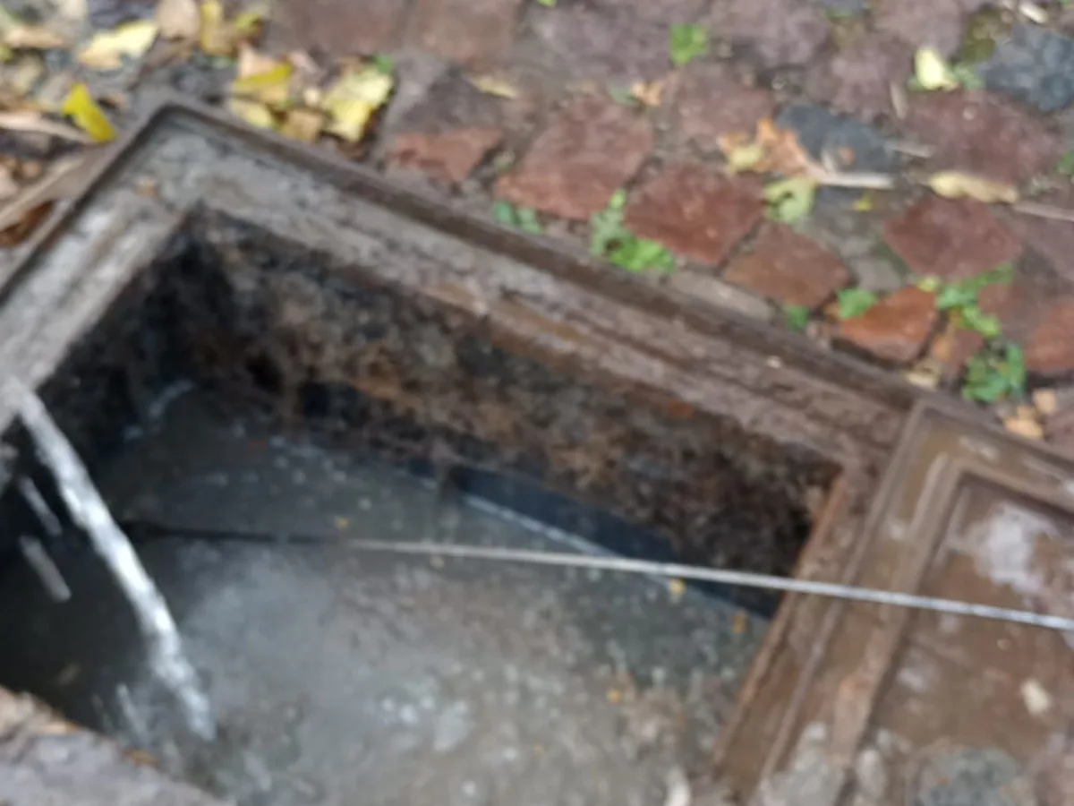Close-up of completed plumbing repair work