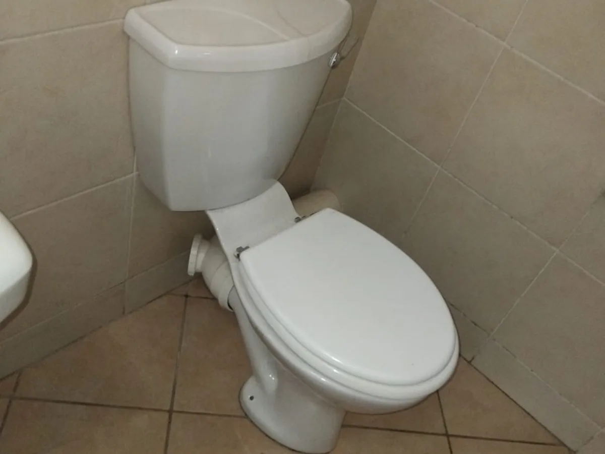 Close-up of completed plumbing repair work