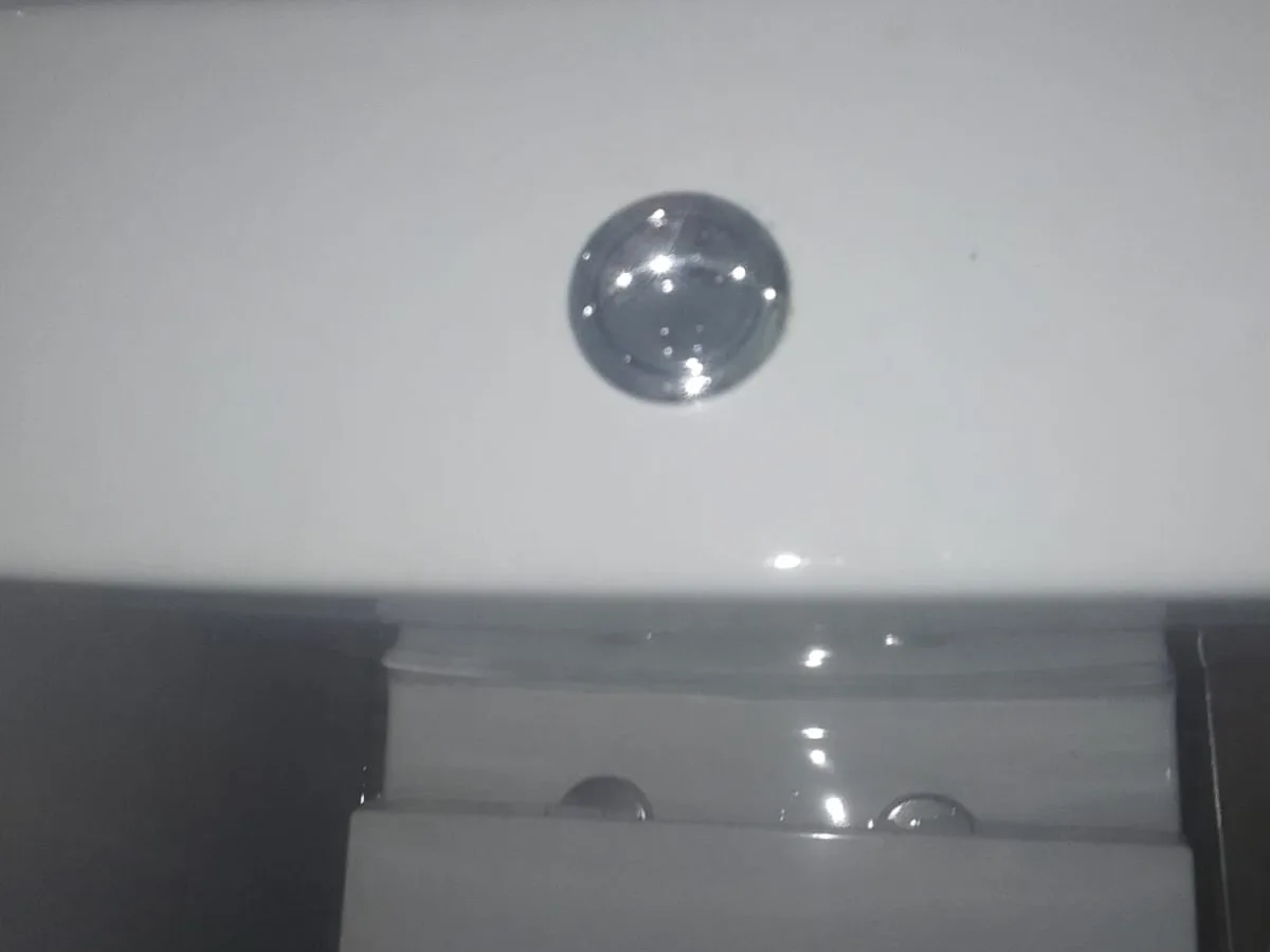 Close-up of completed plumbing repair work