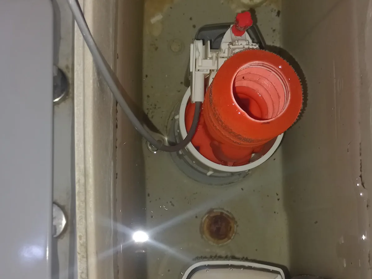 Close-up of completed plumbing repair work