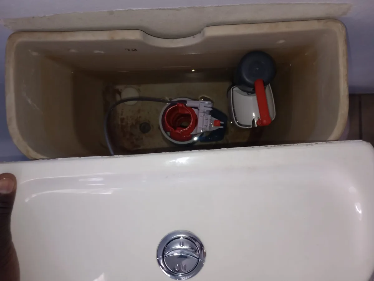 Close-up of completed plumbing repair work