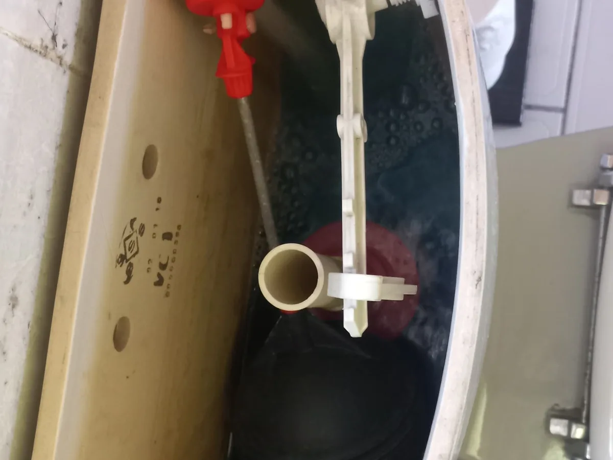 Close-up of completed plumbing repair work