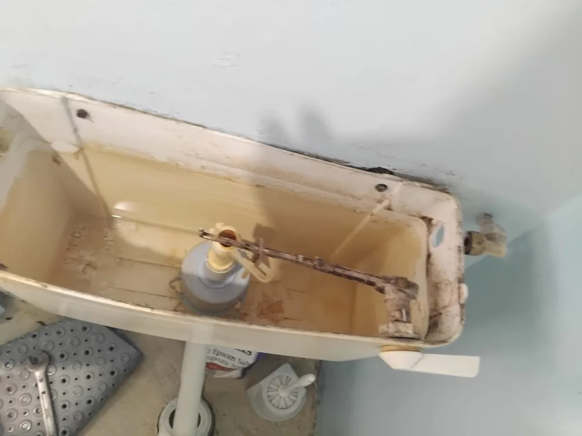 Close-up of completed plumbing repair work