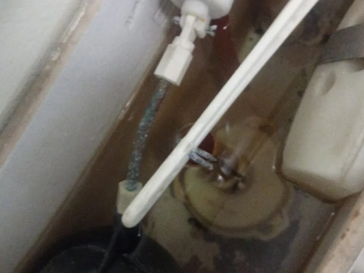 Close-up of completed plumbing repair work