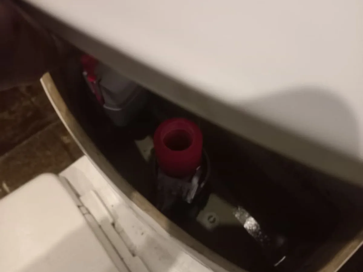 Close-up of completed plumbing repair work