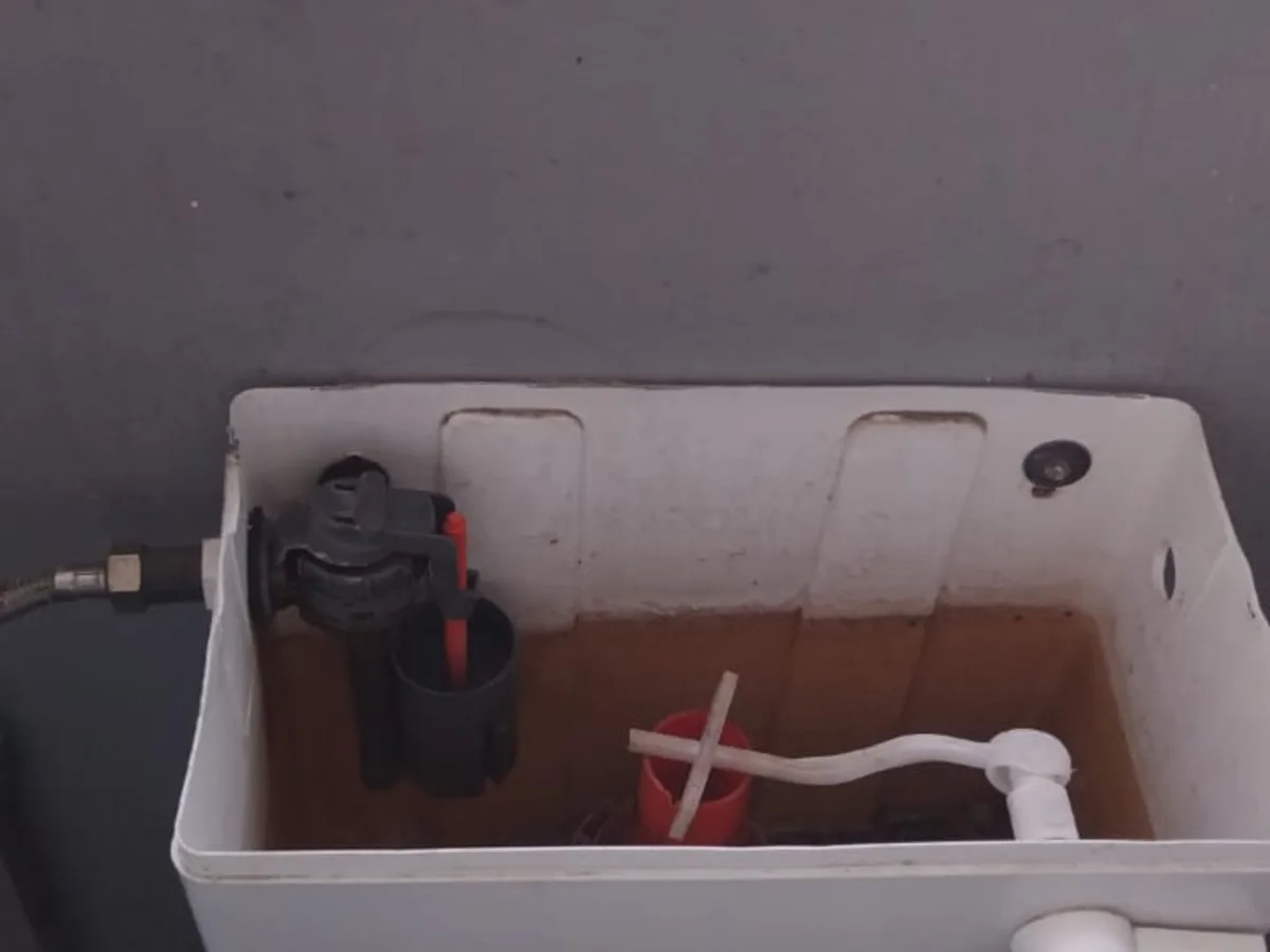 Close-up of completed plumbing repair work