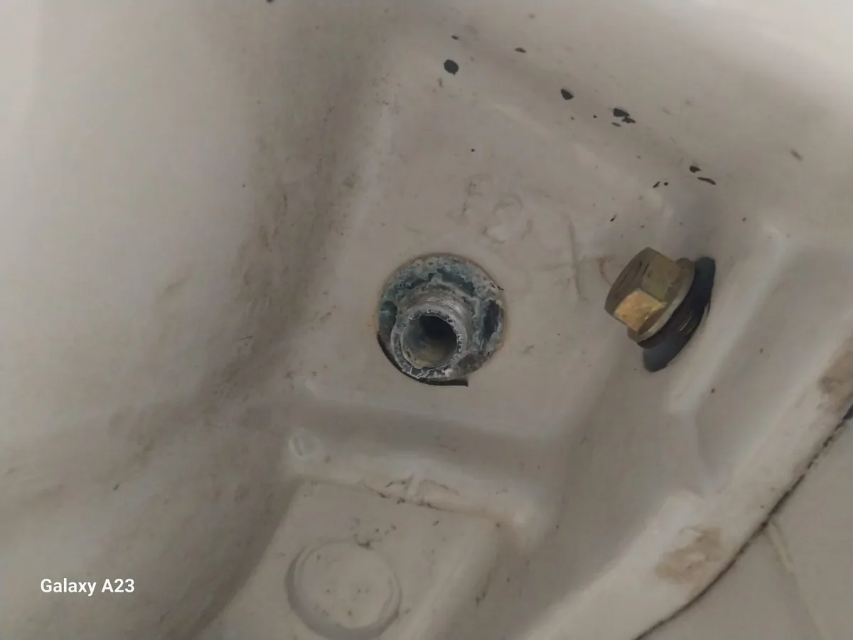 Close-up of completed plumbing repair work