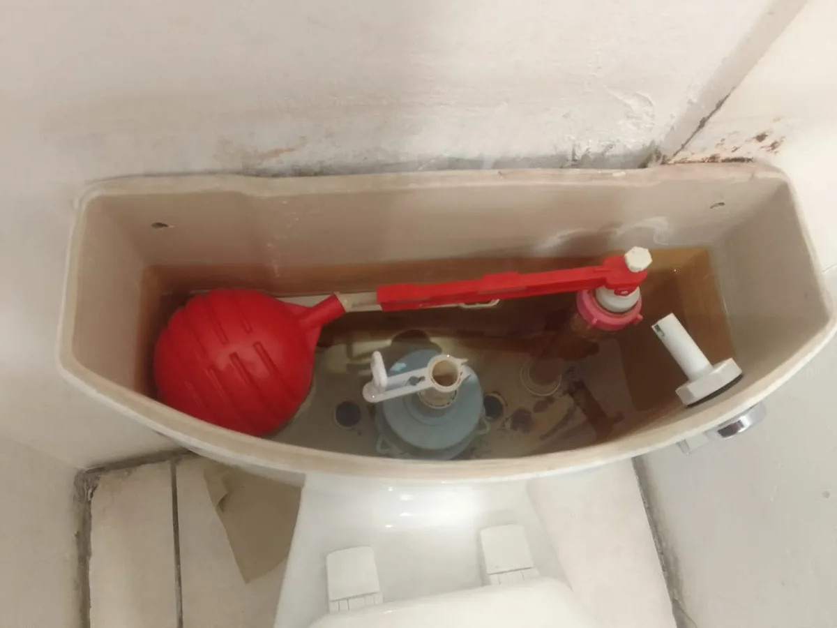 Close-up of completed plumbing repair work