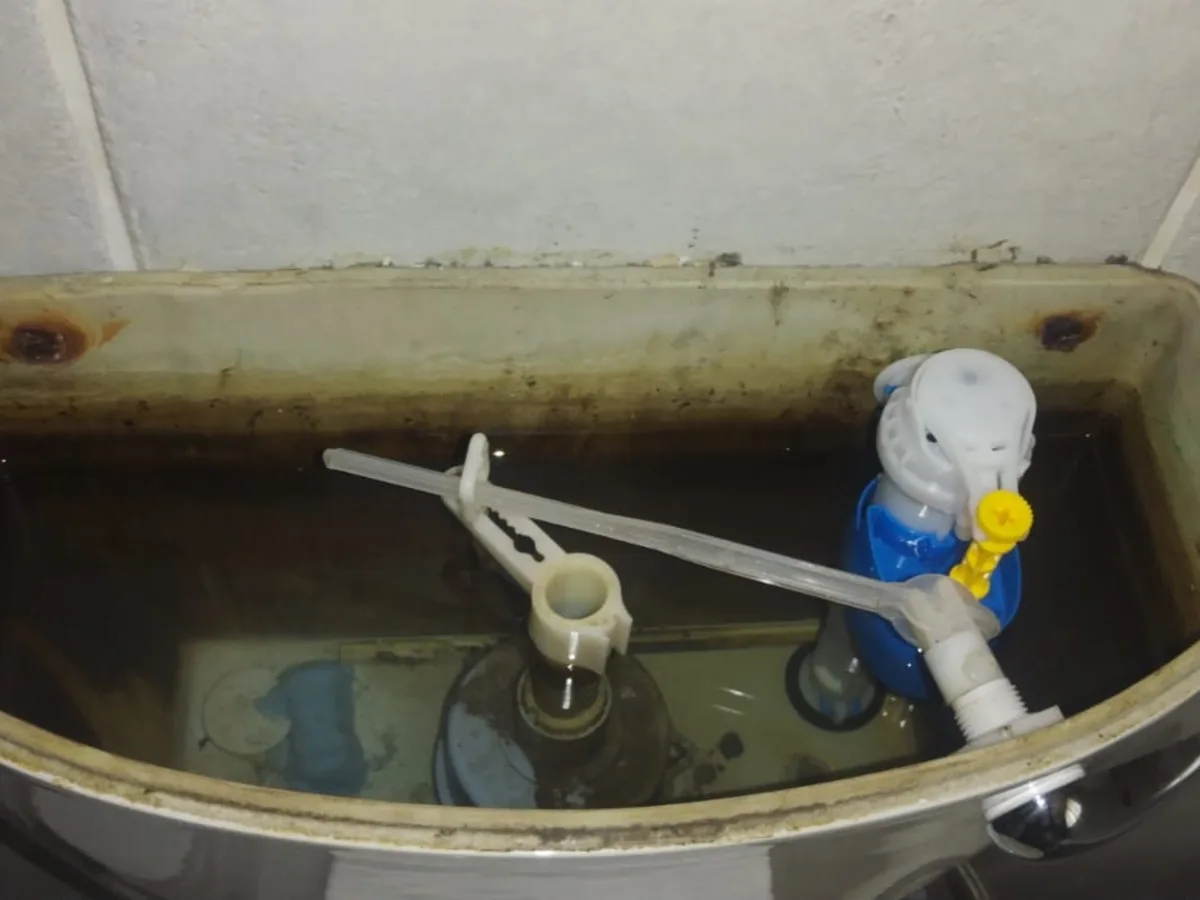 Close-up of completed plumbing repair work