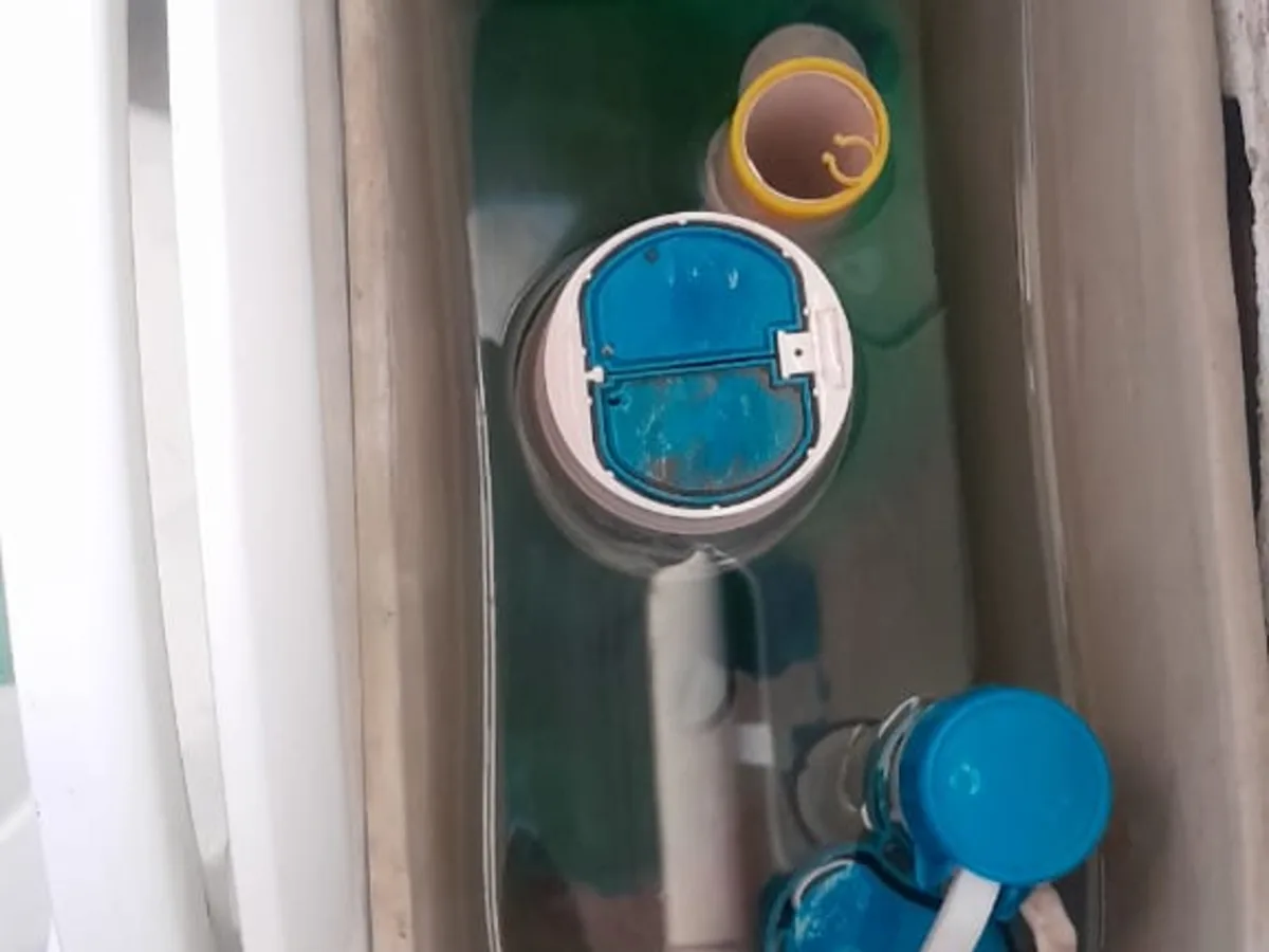 Close-up of completed plumbing repair work