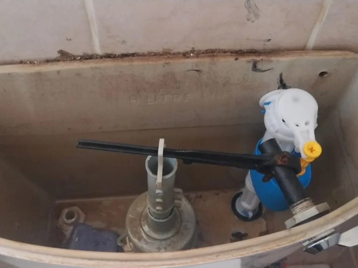 Close-up of completed plumbing repair work